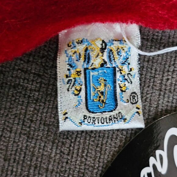 Portolano Women's Cashmere Solid Red Winter Neck Warmer Wrap Scarf Size OS NWT - Picture 8 of 11